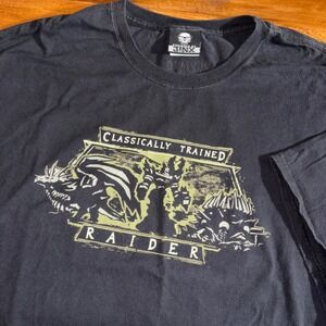 Jinx World of Warcraft T-Shirt Mens 3XL Black Classically Trained Raider Graphic